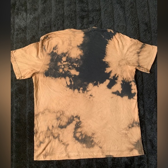 CANVAS Bella+Canvas Men’s “Gas Station” Green Logo Bleached Black T-shirt Sz 2XL - Picture 6 of 10